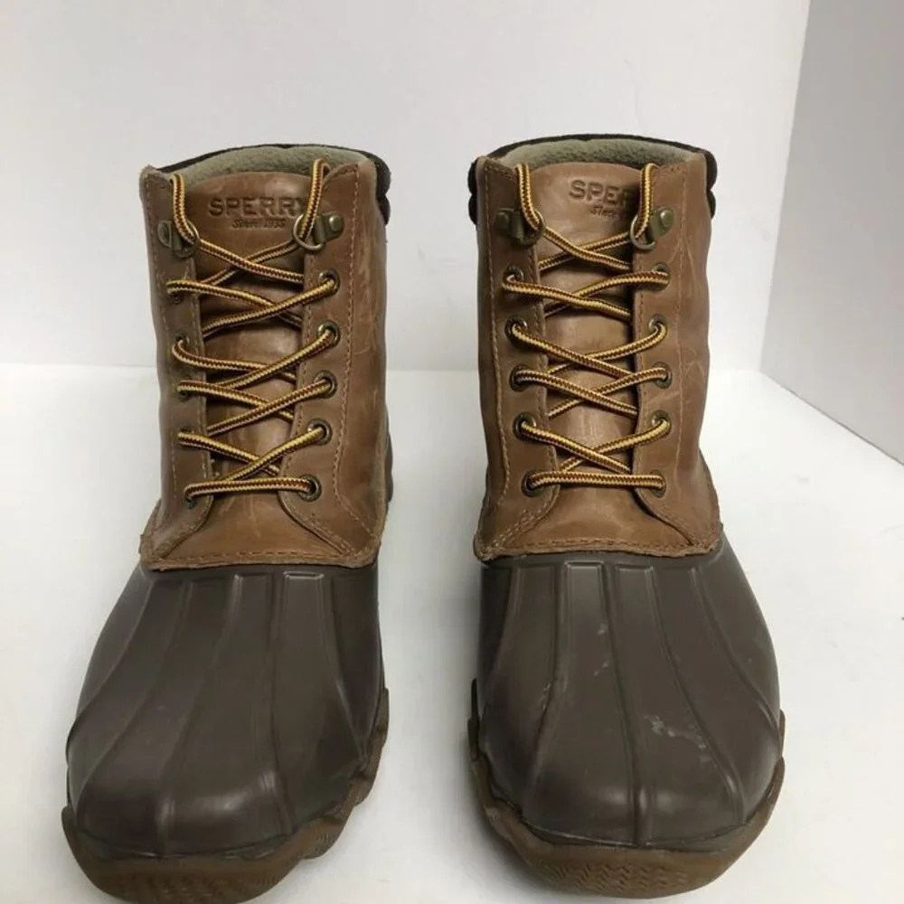 Sperry Mens Brewster Waterproof Boot Tan Size 8.5 M